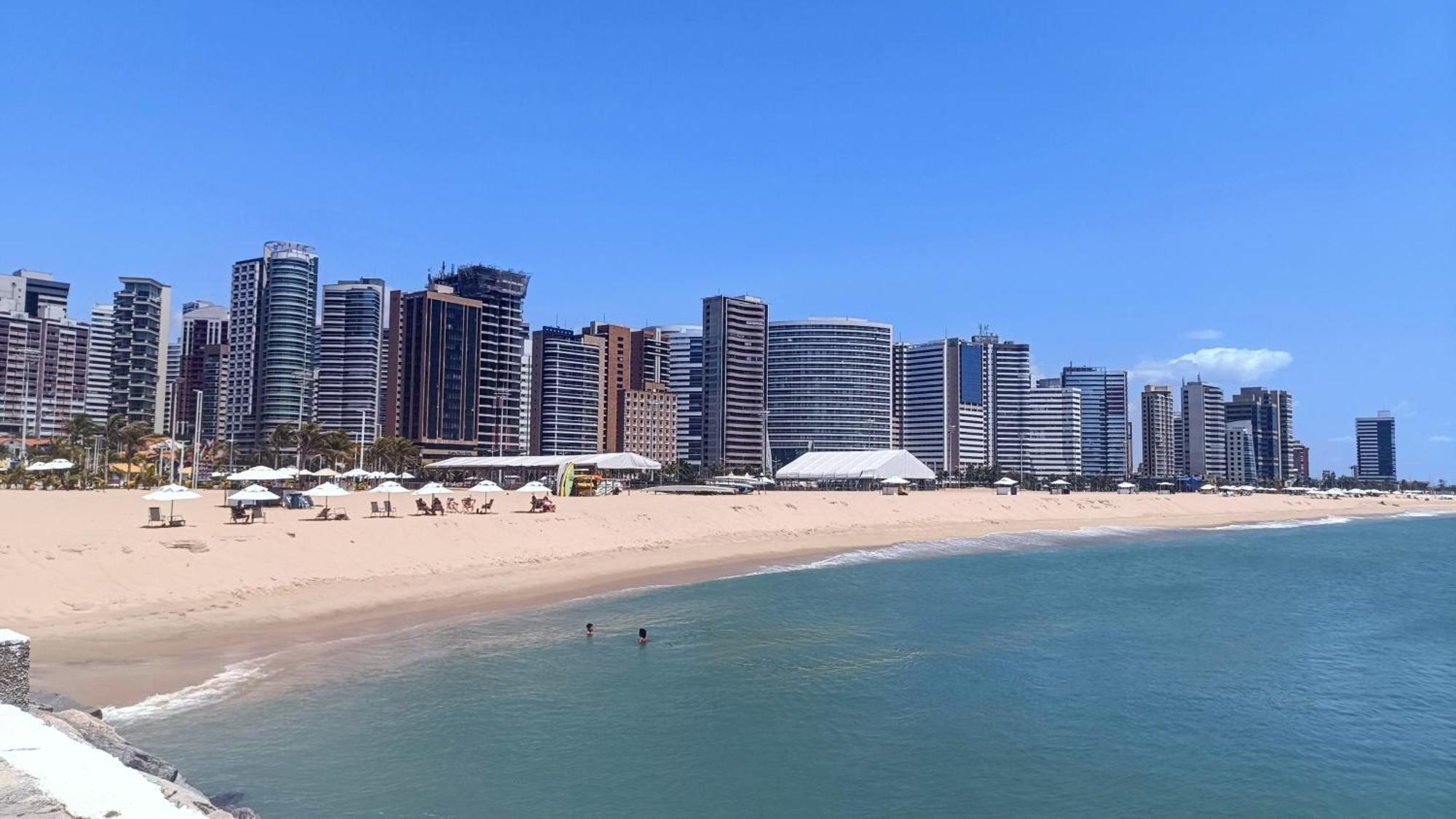 פורטאלזה Excelente Apto Com Vista Mar Na Praia De Iracema מראה חיצוני תמונה